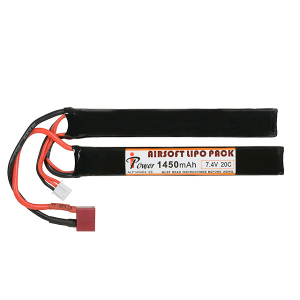 Battery Li-Po 1450mAh 7.4V 20C - T-connect [IPower]